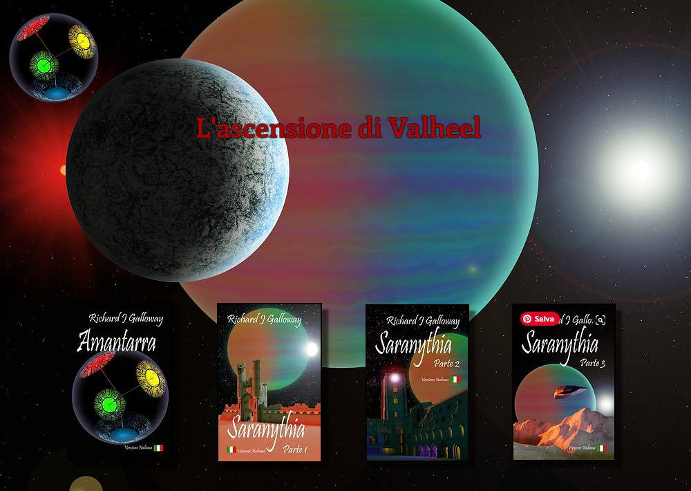 L’ascensione di Valheel: serie di romanzi, pianeti che orbitano nello spazio