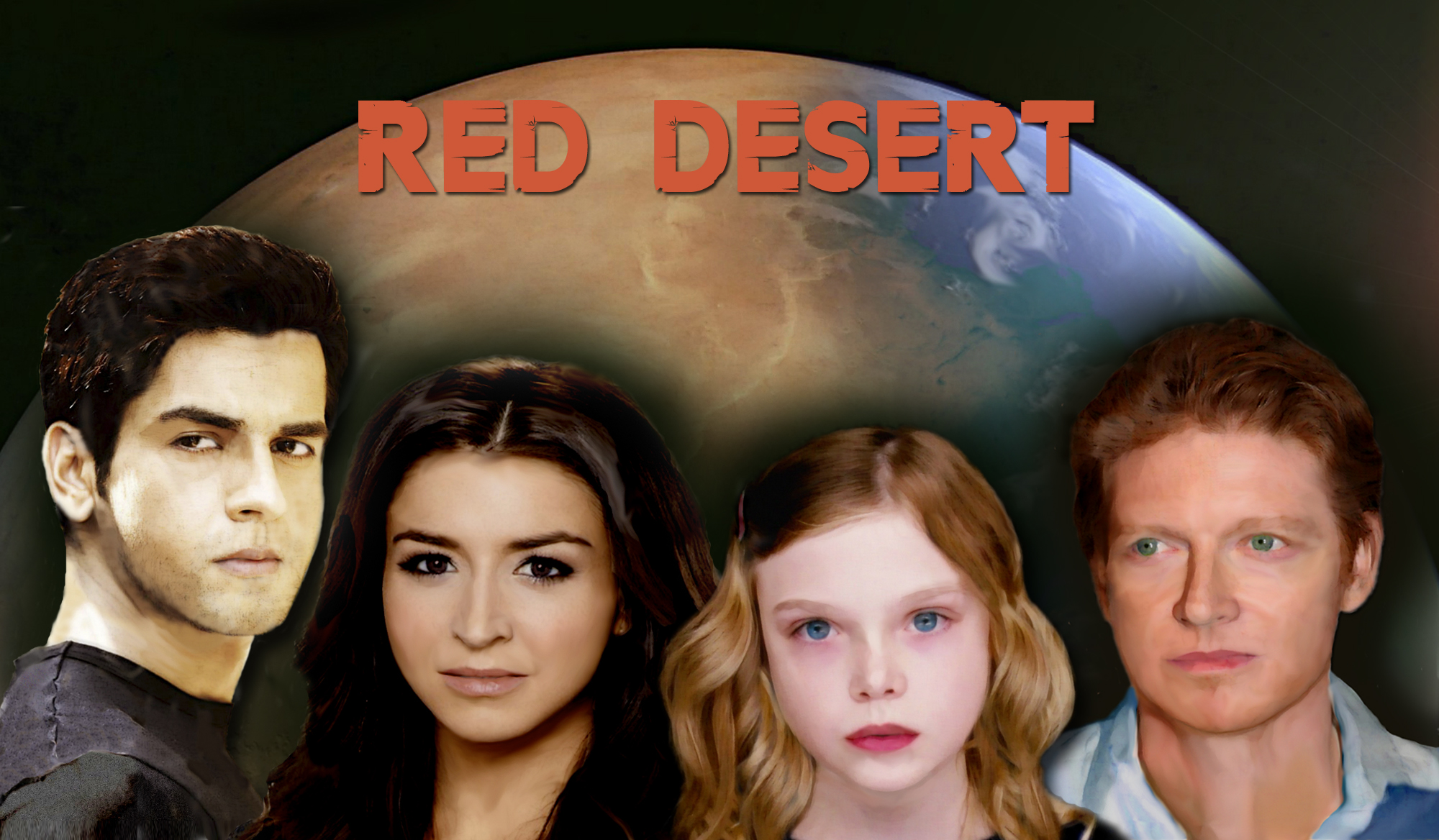 The main characters of Red Desert, Mars