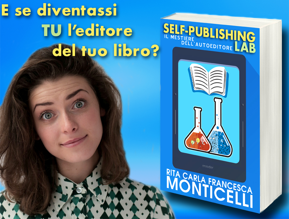 Self-publishing lab. Il mestiere dell’autoeditore, woman looking into the lens with wide-open eyes